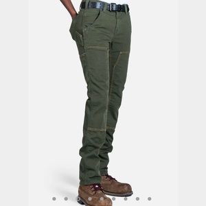 Dovetail maven green tall 32” inseam work pants